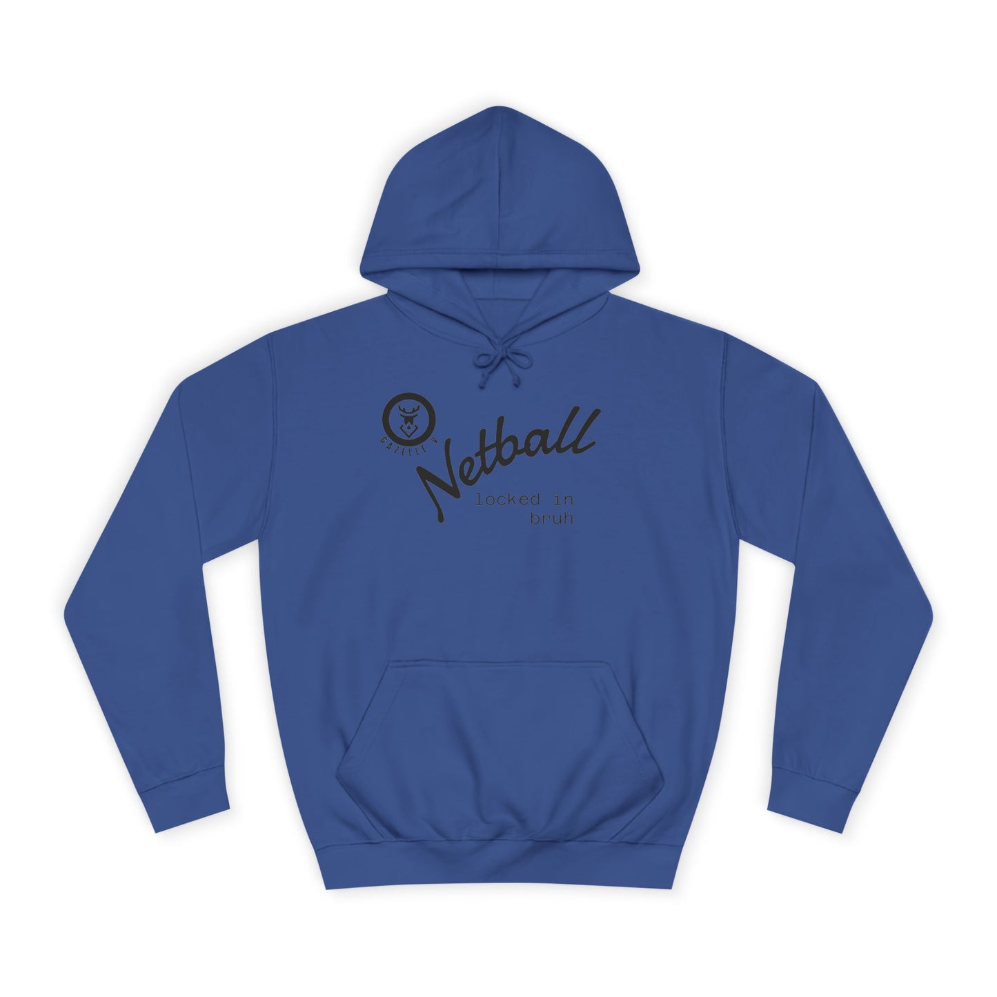 Gazelle V 'locked in bruh' netball hoodie
