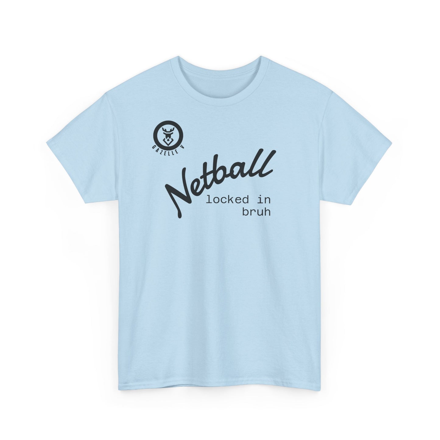 Gazelle V Netball "locked in bruh" Sports T-Shirt