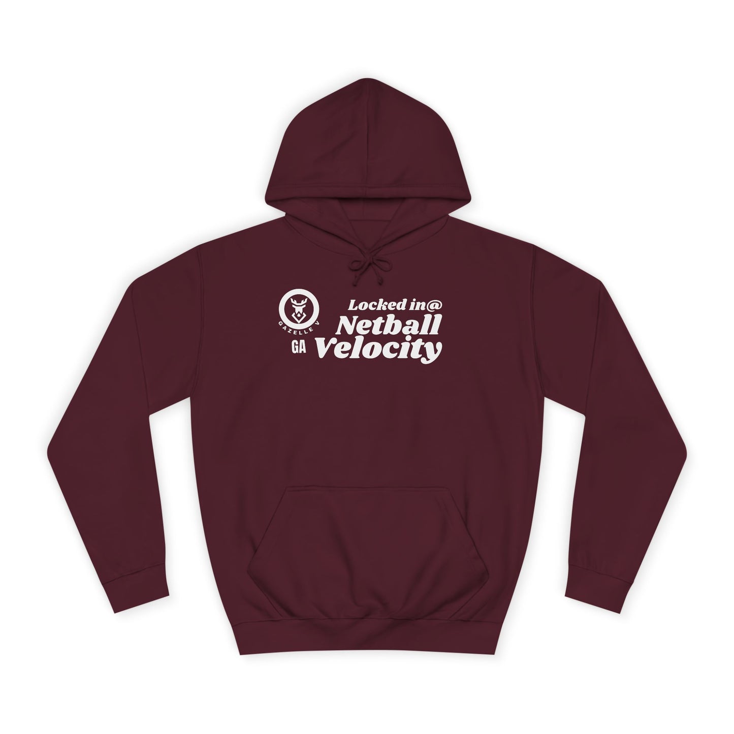 'Gazelle GA (Goal Attack) Locked In@ Netball Velocity' Hoodie