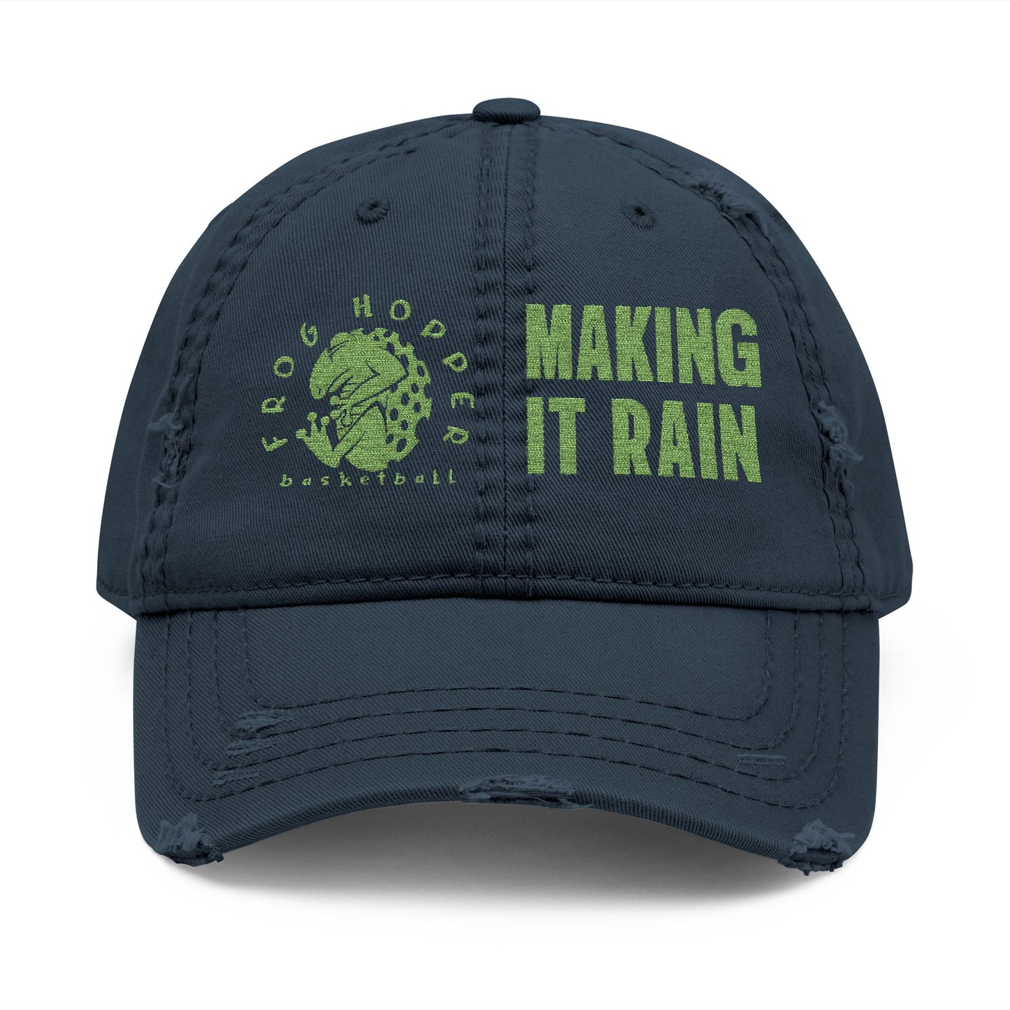 Frog Hopper Basketball 'Making It Rain' Baseball Cap
