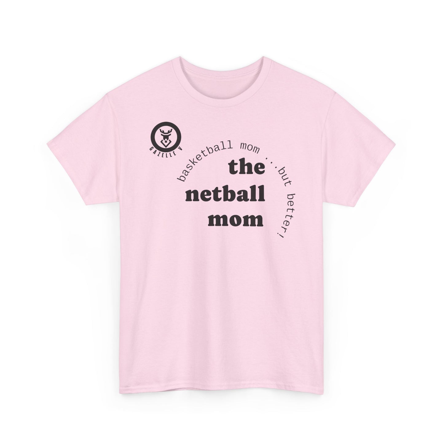 Gazelle 'the netball mum' t-shirt with Gazelle V Logo