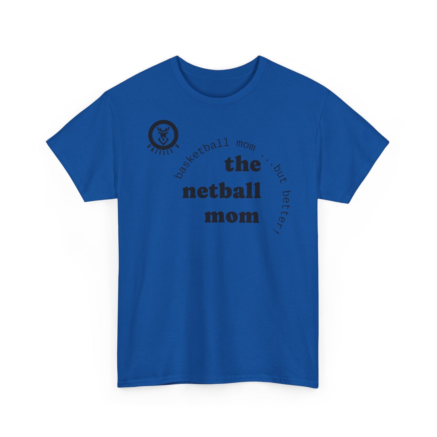 Gazelle 'the netball mum' t-shirt with Gazelle V Logo