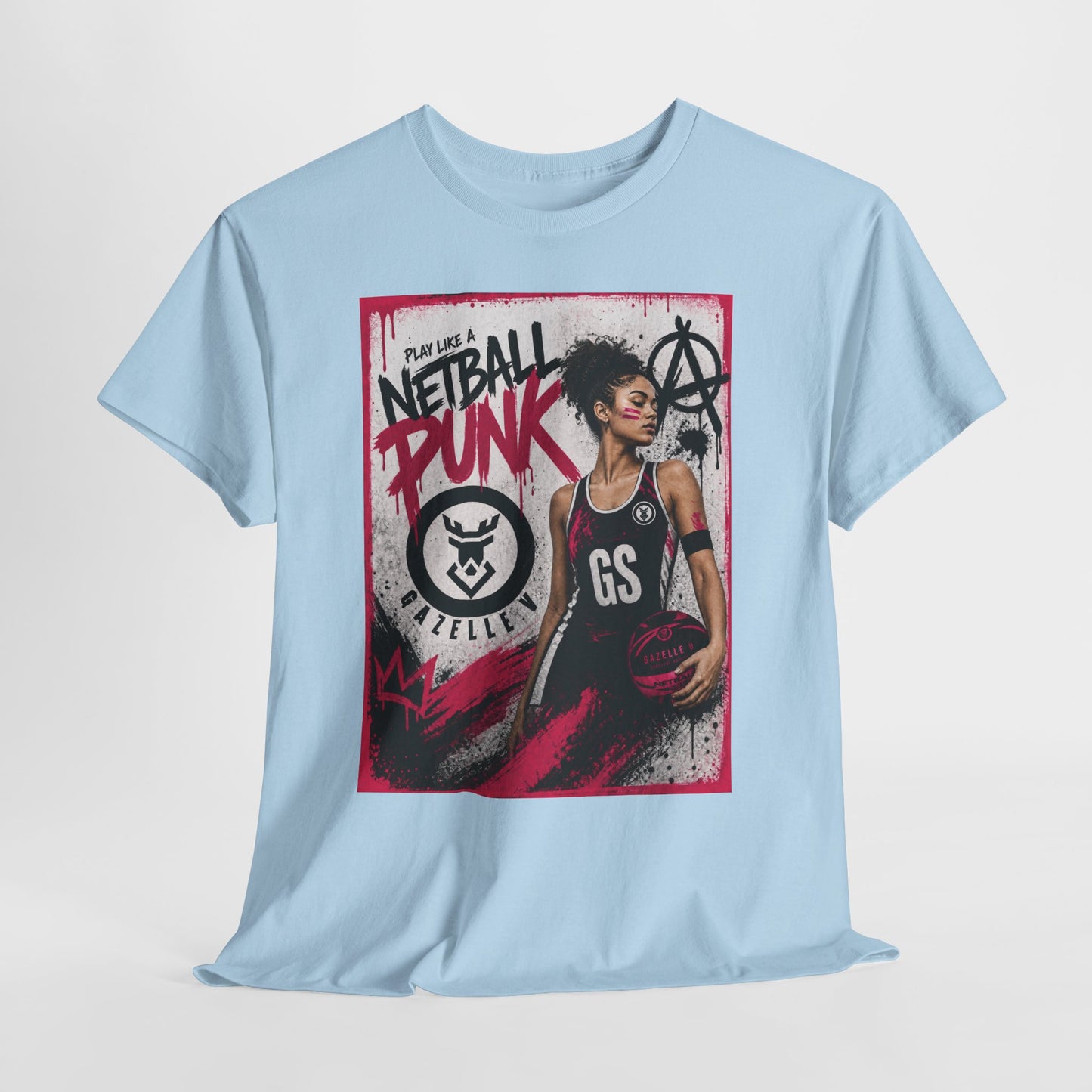 'GS Netball Punk' Limited Edition T-Shirt. PERSONALISATION AVAILABLE