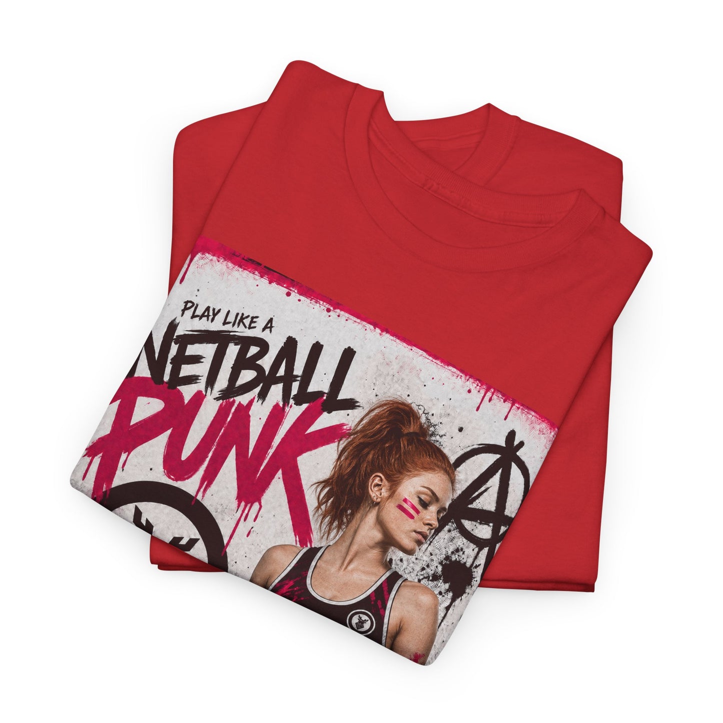 'WD Netball Punk' Limited Edition T-Shirt. PERSONALISATION AVAILABLE