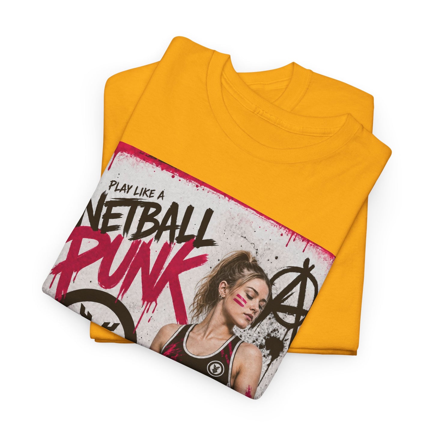 'WA Netball Punk' Limited Edition T-Shirt. PERSONALISATION AVAILABLE