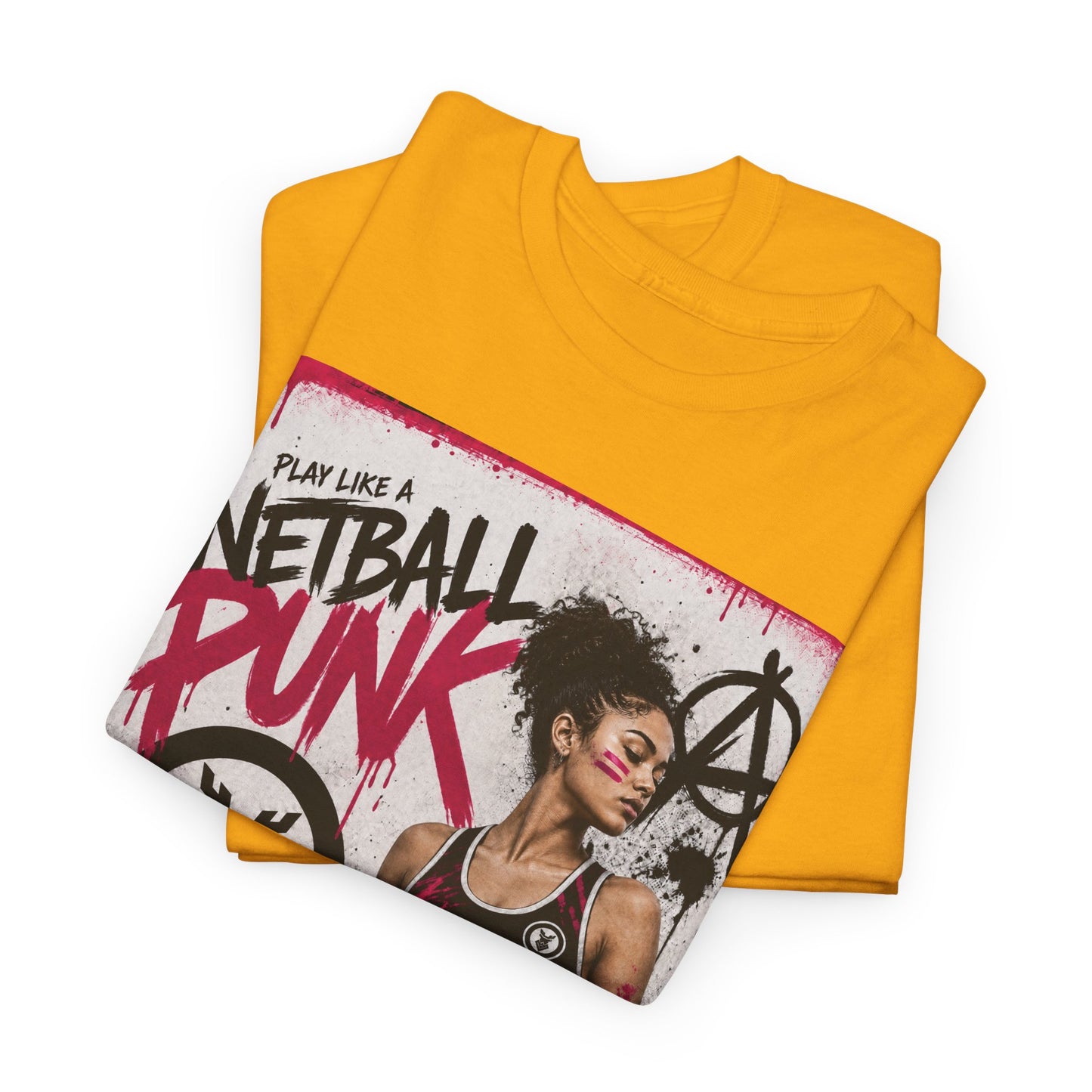 'GS Netball Punk' Limited Edition T-Shirt. PERSONALISATION AVAILABLE