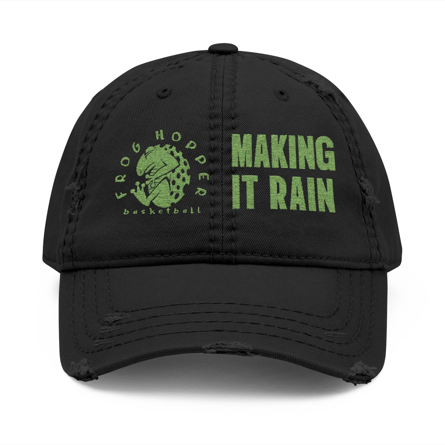 Frog Hopper Basketball 'Making It Rain' Baseball Cap