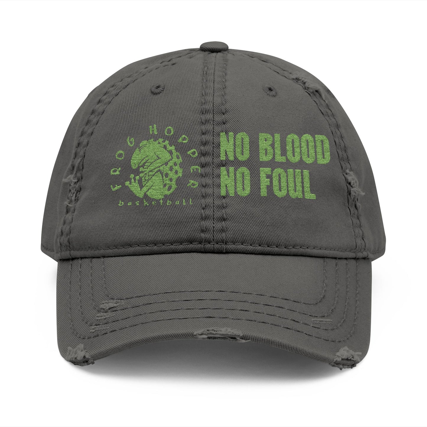 Frog Hopper Basketball 'No Blood No Foul' Baseball Cap