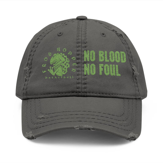 Frog Hopper Basketball 'No Blood No Foul' Baseball Cap