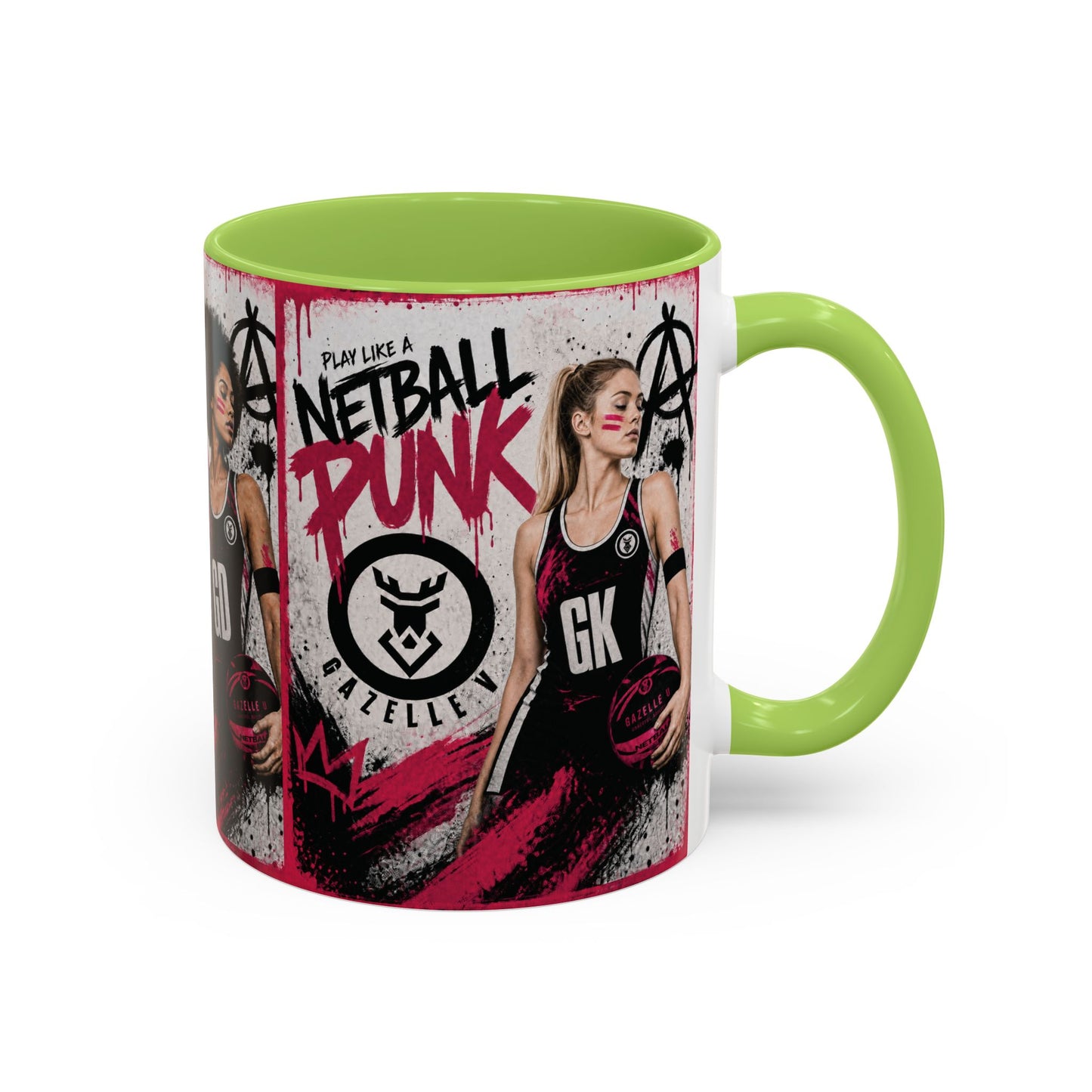 Netball Punk Defence (GK/GD/WD) Coffee Mug
