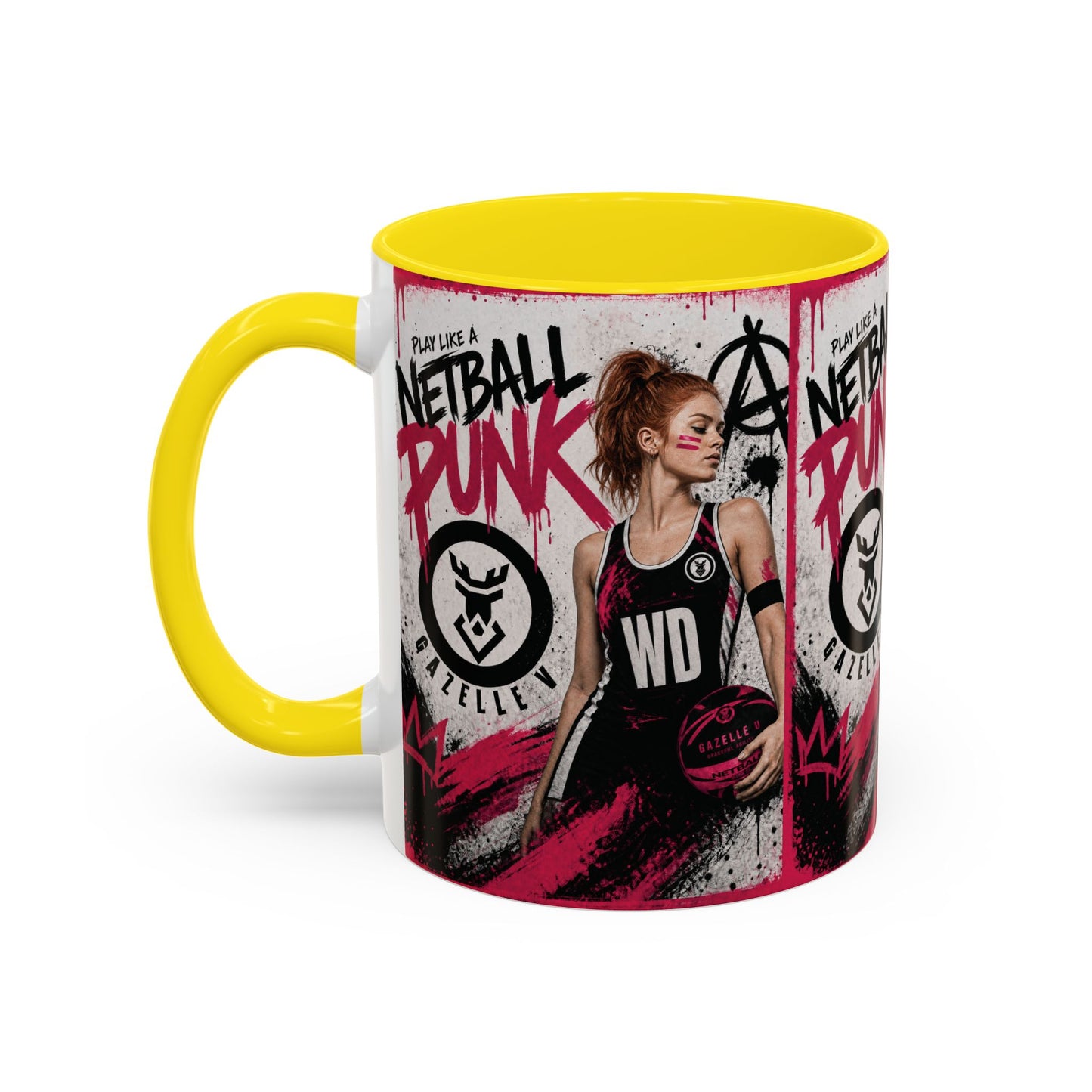 Netball Punk Mid Court (WD/C/WA) Coffee Mug