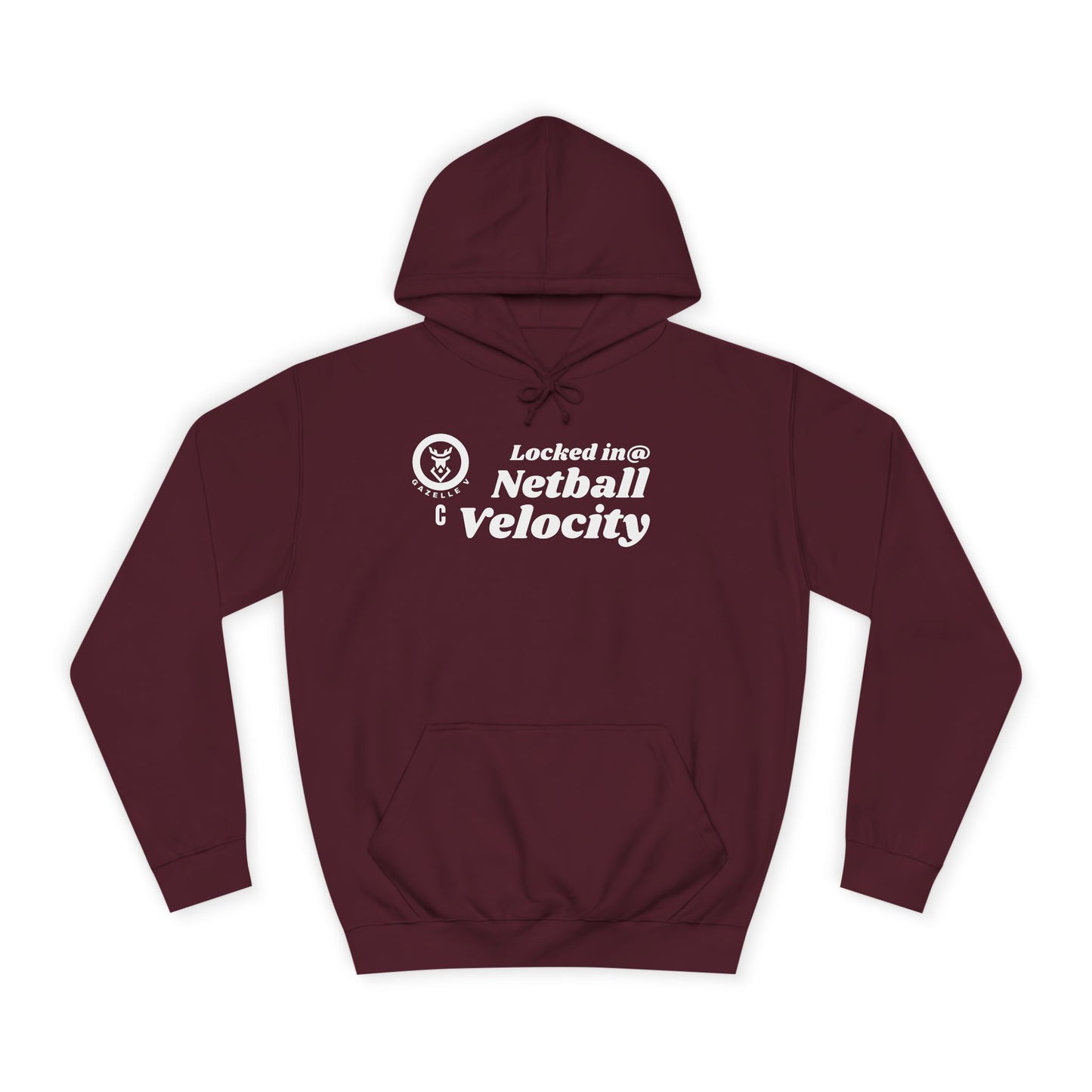 'Gazelle C (Centre) Locked In@ Netball Velocity' Hoodie