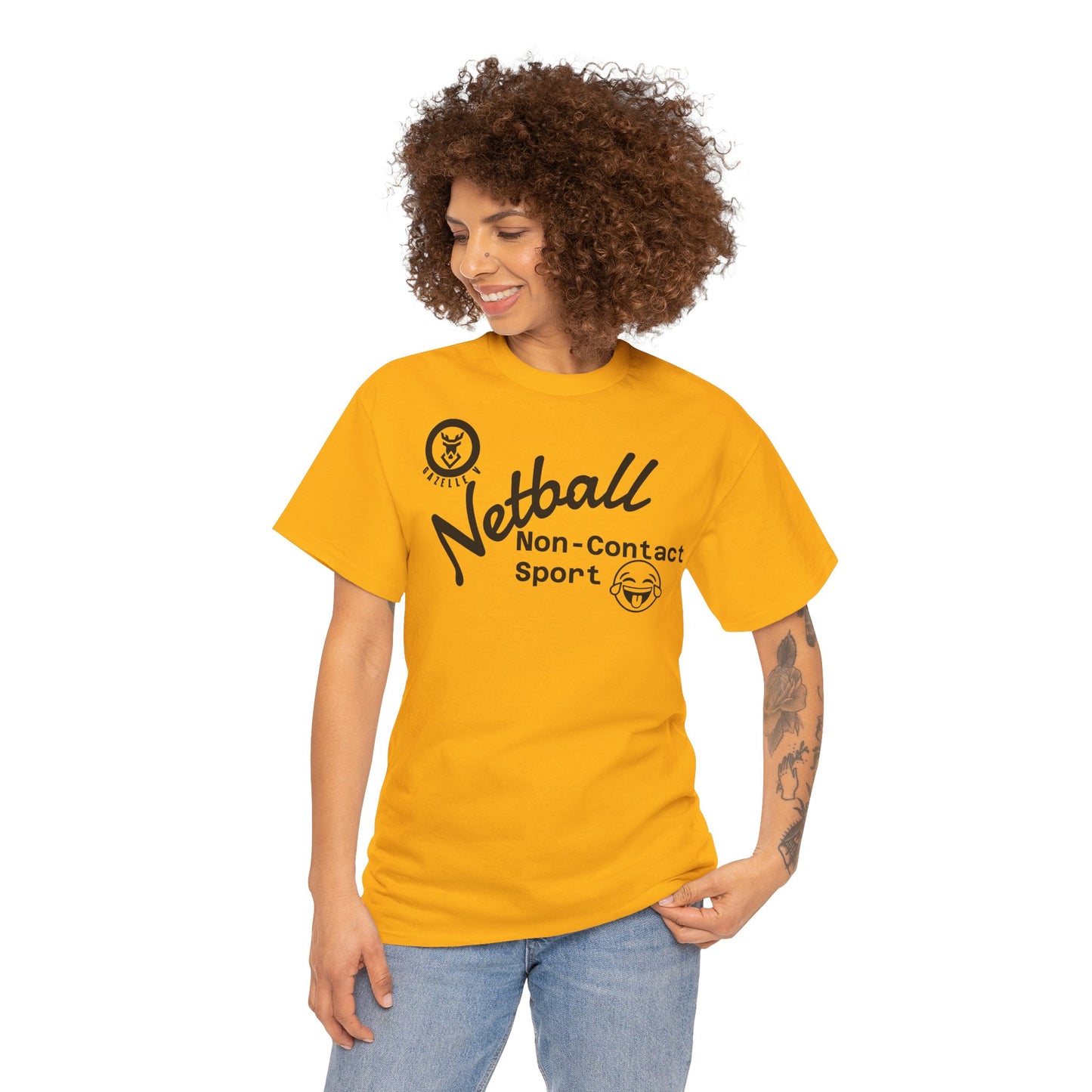 Gazelle V 'Netball. Non-Contact Sport...' t-shirt