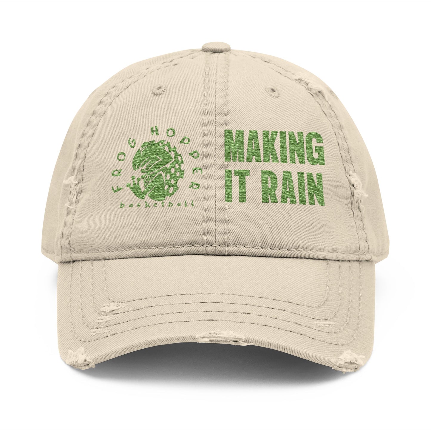Frog Hopper Basketball 'Making It Rain' Baseball Cap