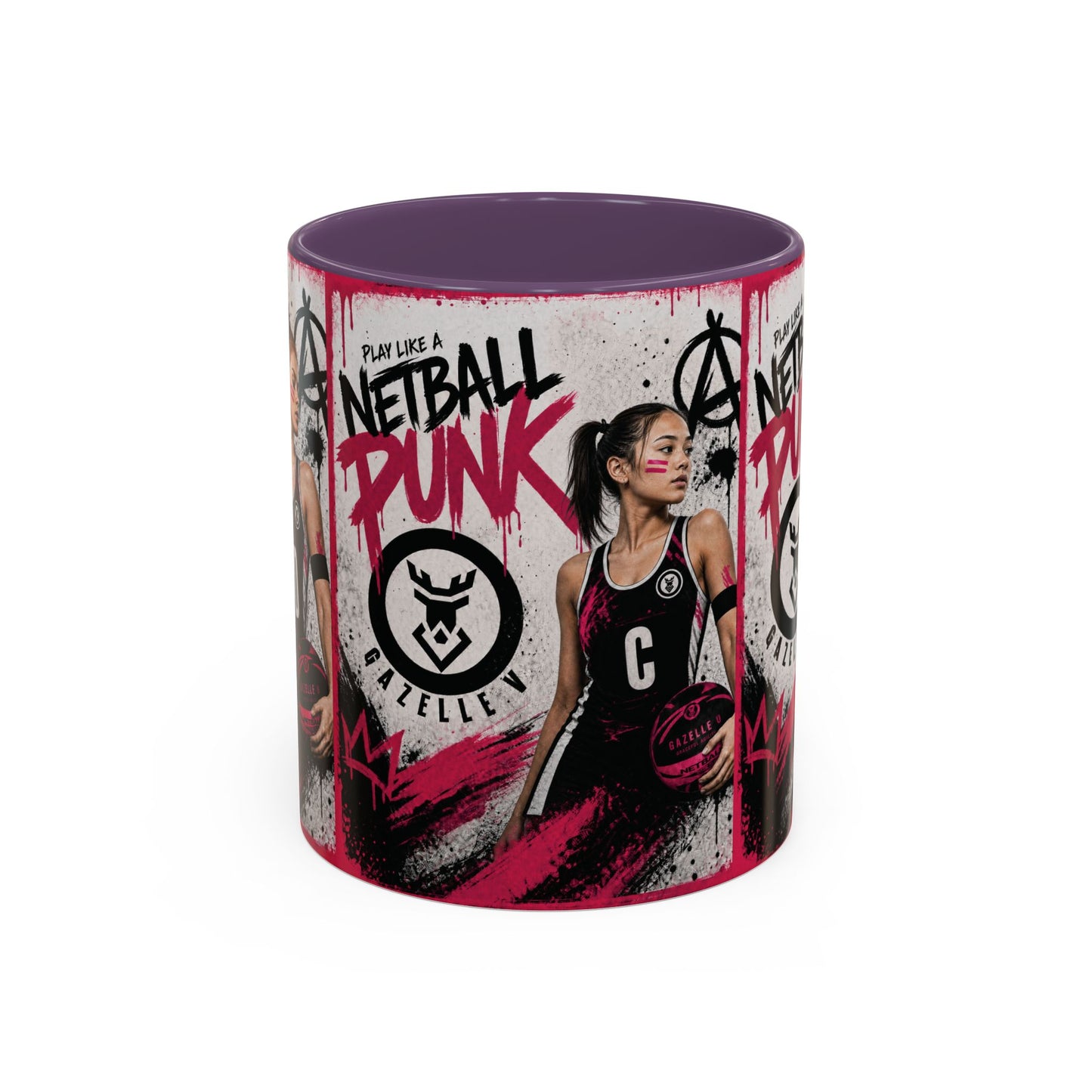 Netball Punk Mid Court (WD/C/WA) Coffee Mug