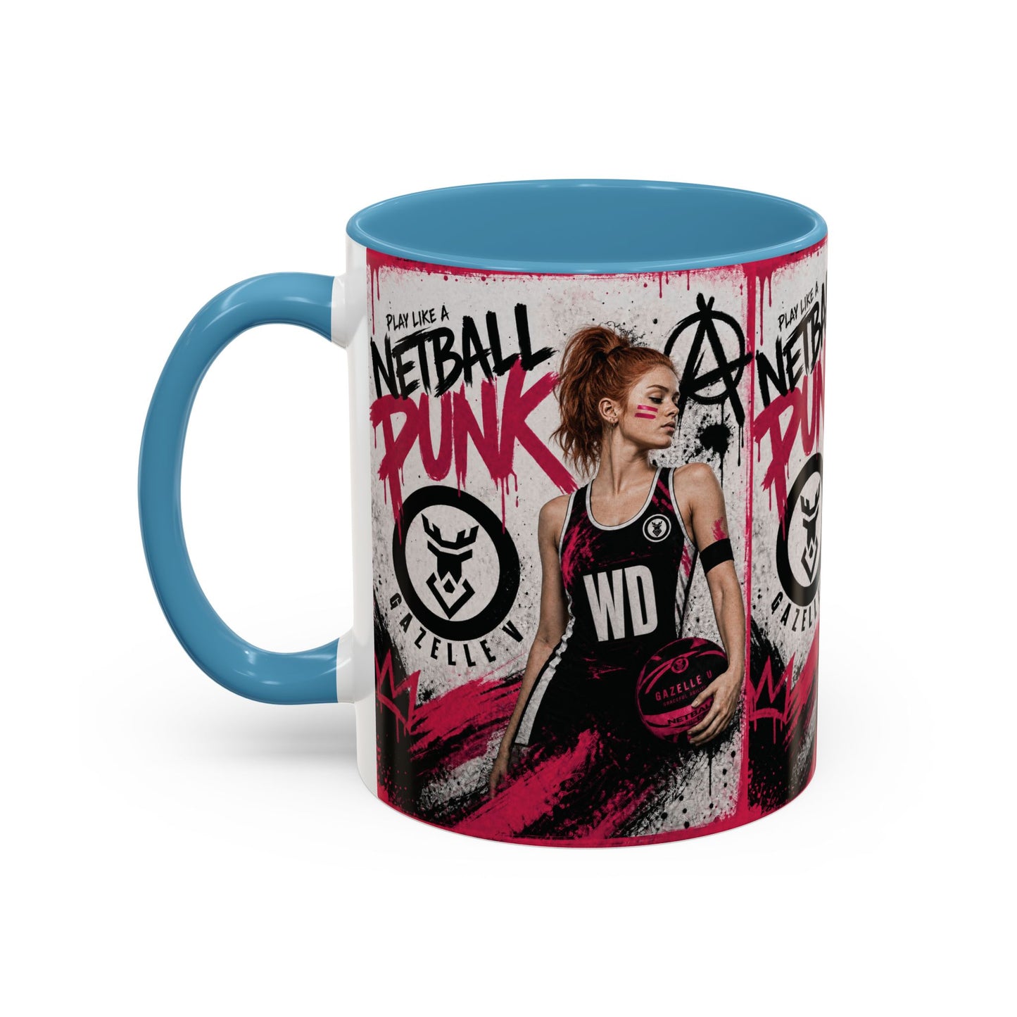 Netball Punk Defence (GK/GD/WD) Coffee Mug