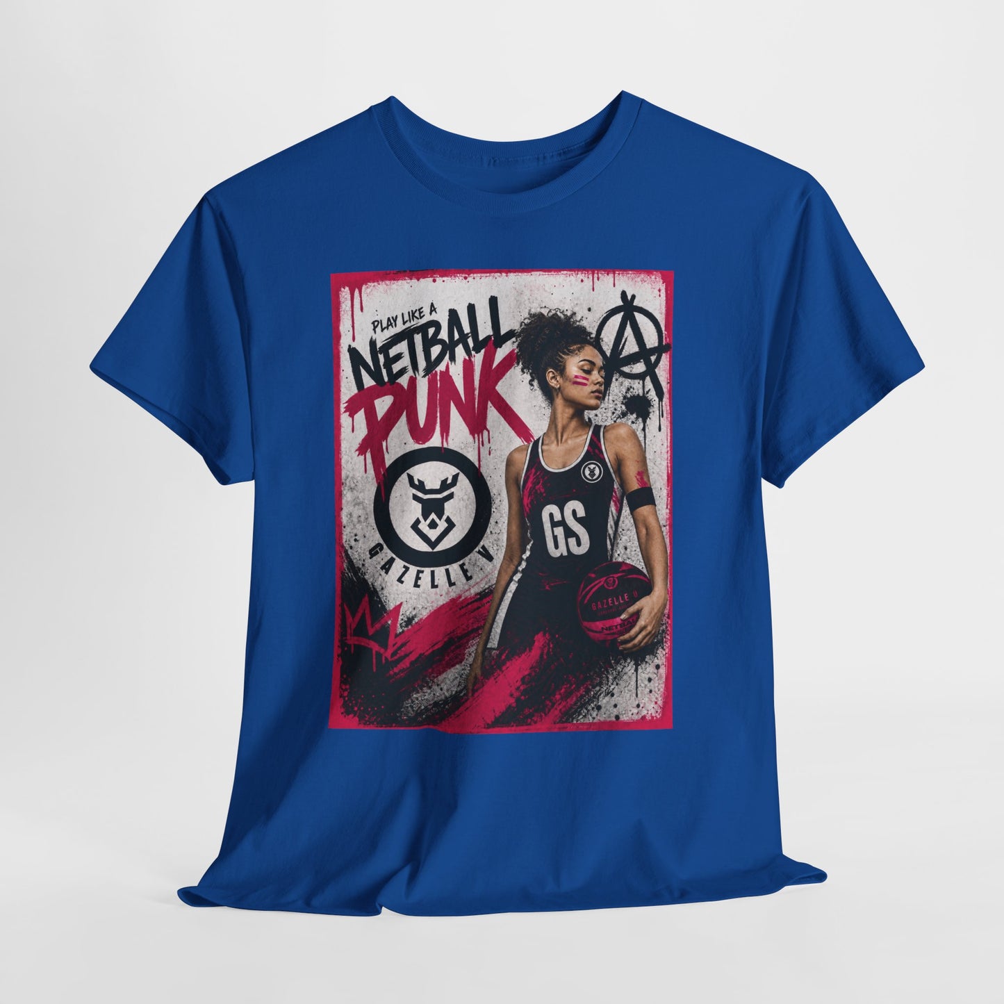 'GS Netball Punk' Limited Edition T-Shirt. PERSONALISATION AVAILABLE