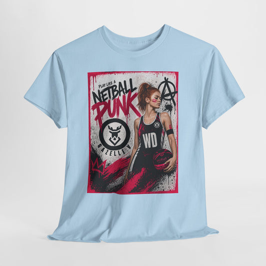 'WD Netball Punk' Limited Edition T-Shirt. PERSONALISATION AVAILABLE