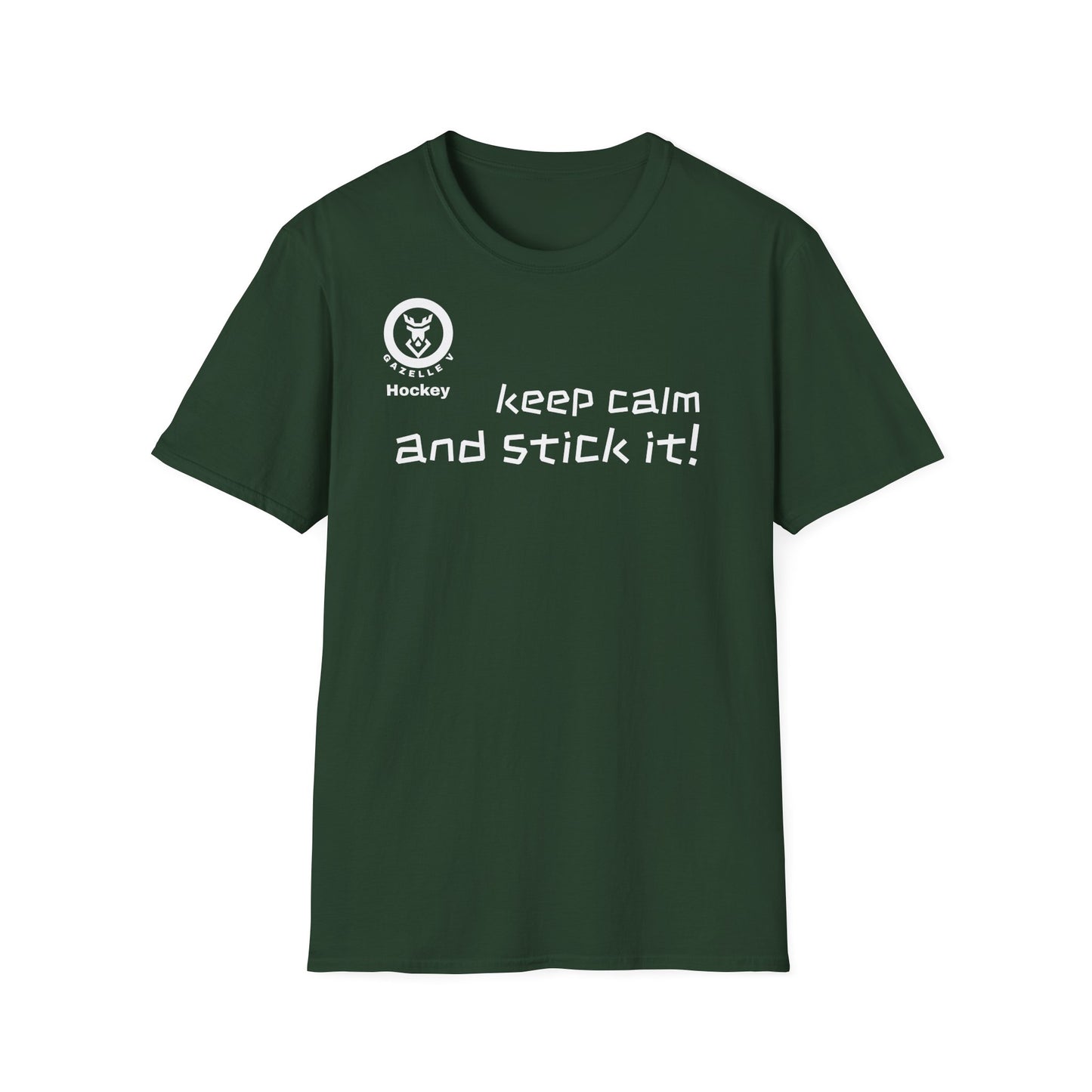 Gazelle V 'Keep Calm and Stick It' Hockey T-Shirt