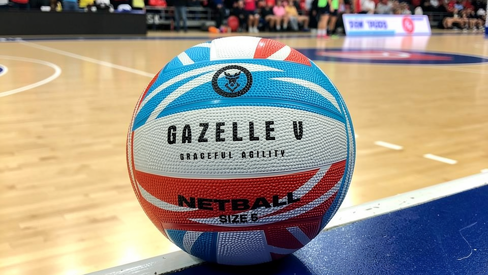 Gazelle V Ultra Grip Netball Team Offer. Get Five Netballs