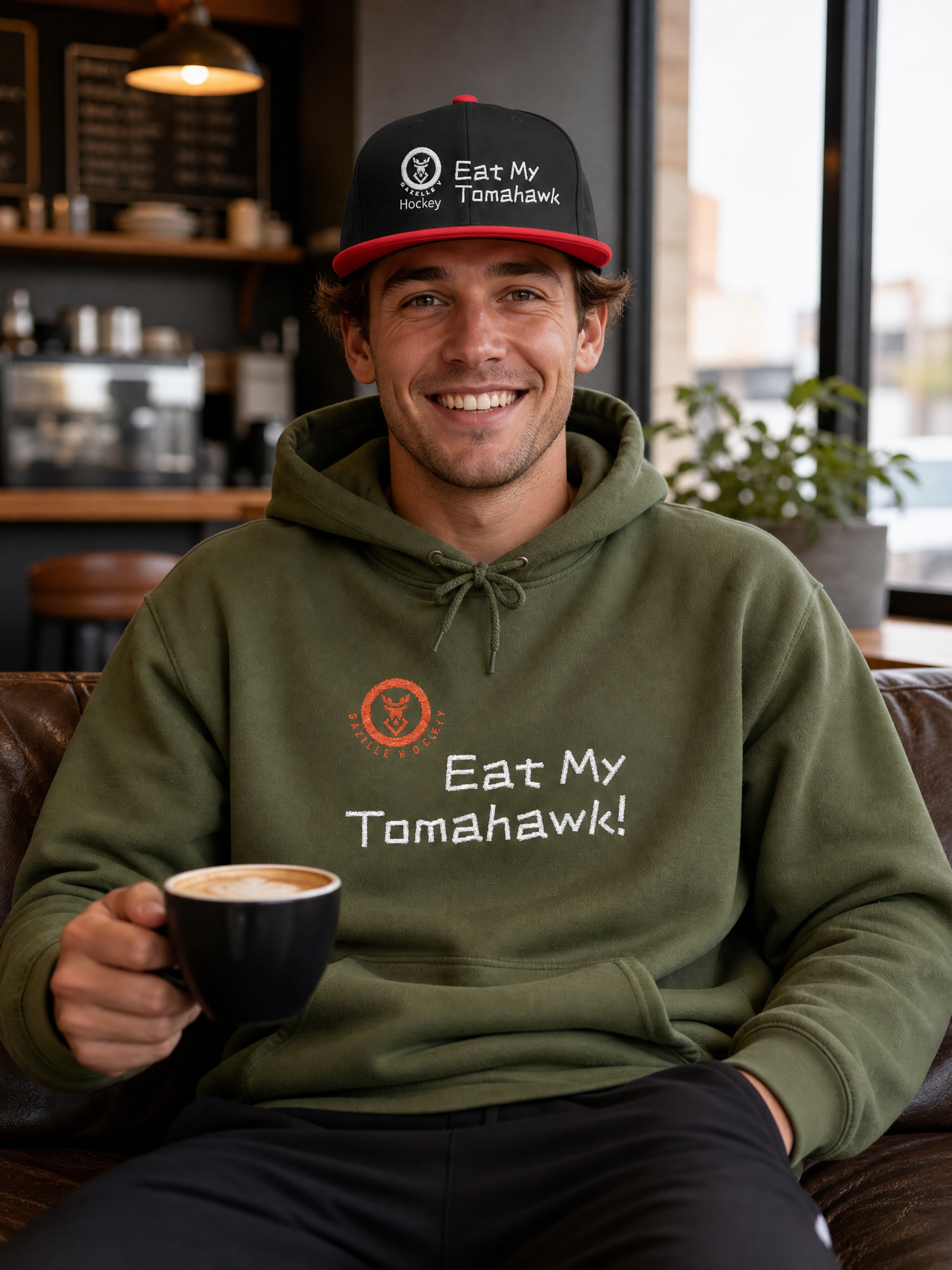 Gazelle V 'Eat My Tomahawk' Premium Embroidered Cap