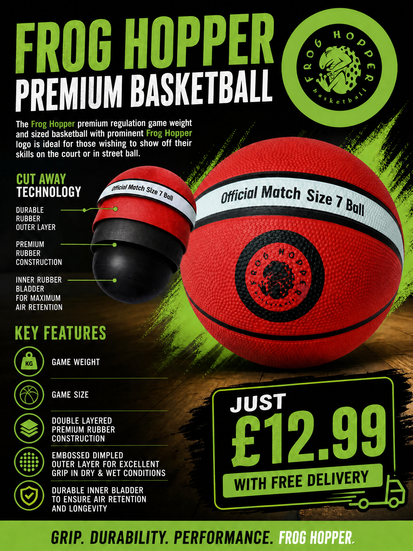 Frog Hopper Basketball - £12.99