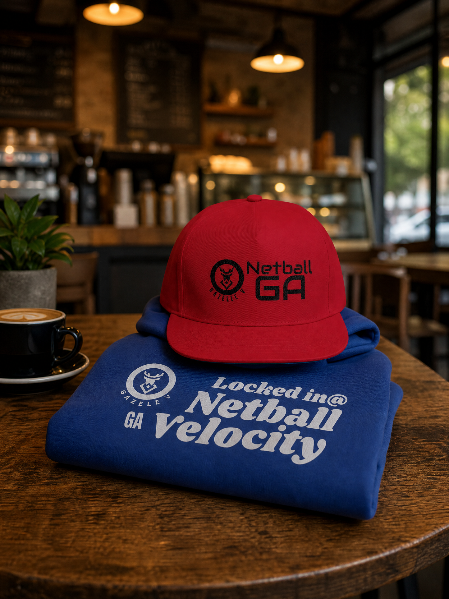 Gazelle V 'Netball GA' – Embroidered Premium Sports Cap