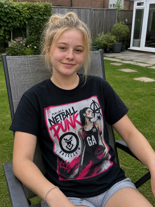 'GA Netball Punk' Limited Edition T-Shirt.