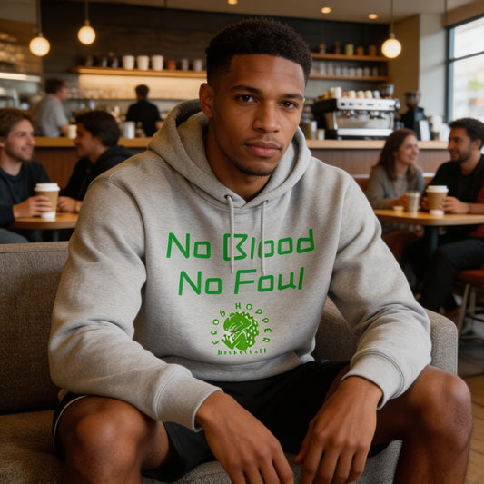 Frog Hopper Basketball "No Blood. No Foul" Sports Hoodie