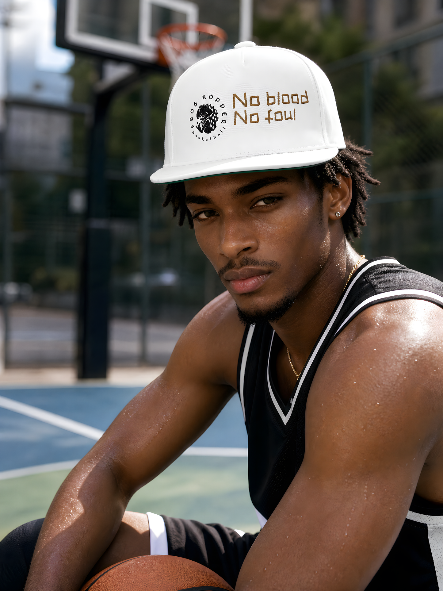 Frog Hopper Basketball 'No blood, No Foul' baller cap