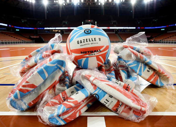 Gazelle V Ultra Grip Netball Team Offer. Get Five Netballs