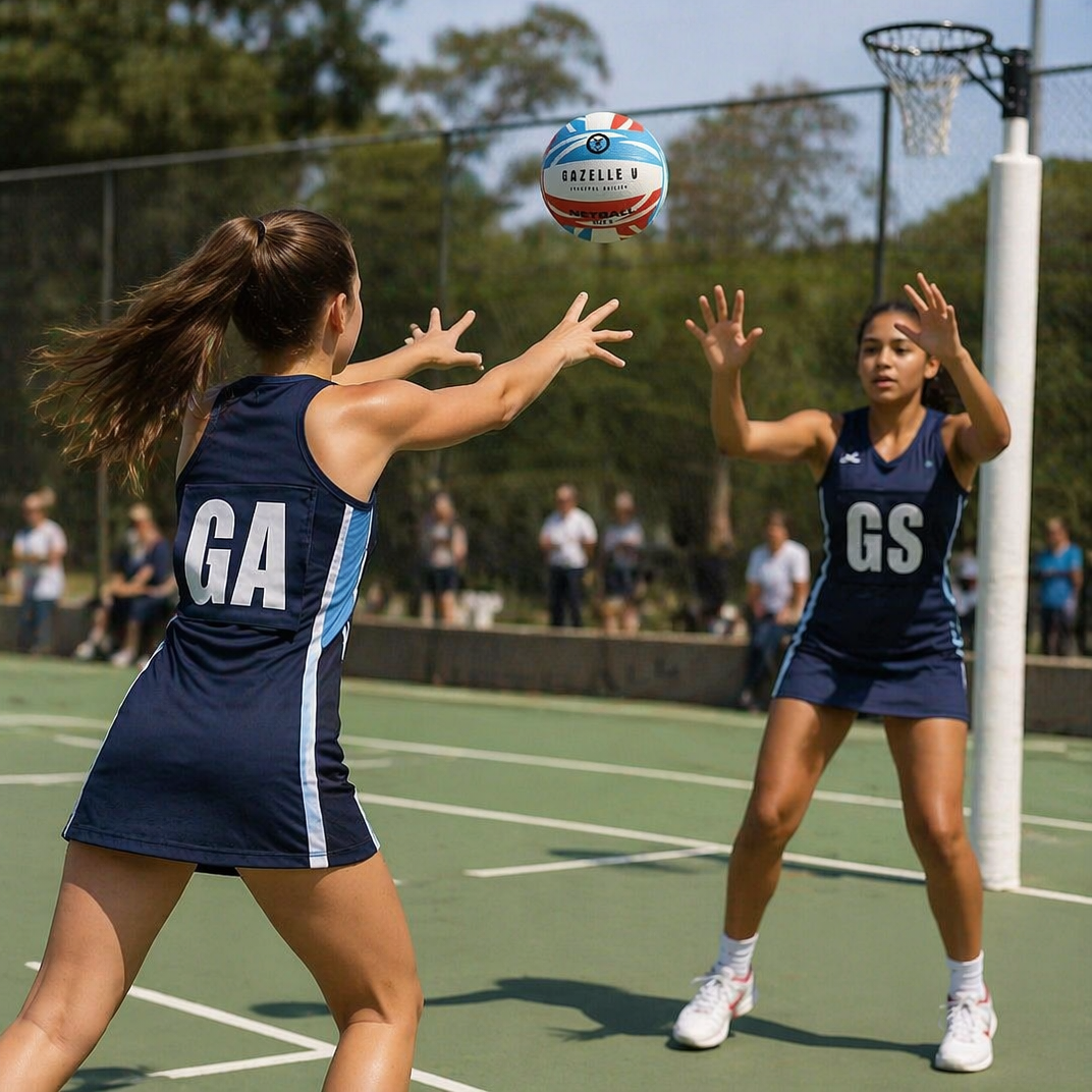 Gazelle V Embossed Grip Netball - £12.99