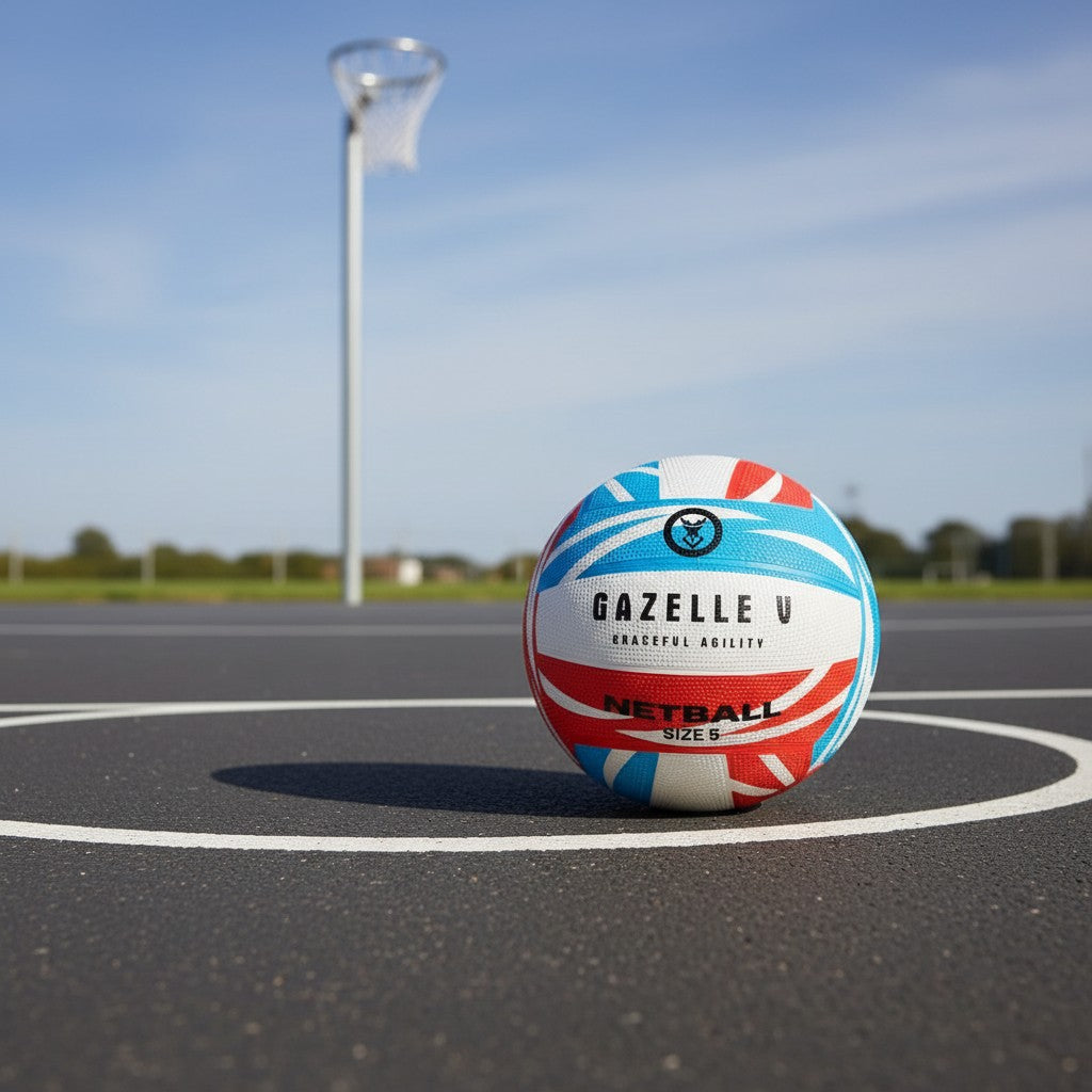 Gazelle V Embossed Grip Netball - £12.99