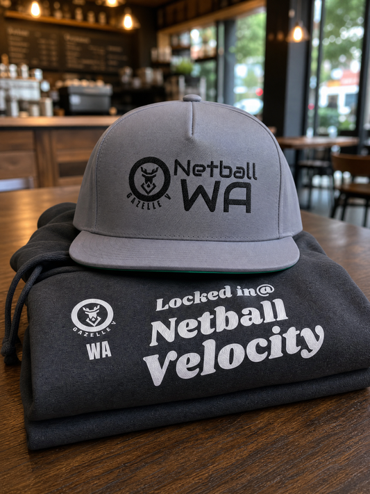 Gazelle V 'Netball WA' – Embroidered Premium Sports Cap